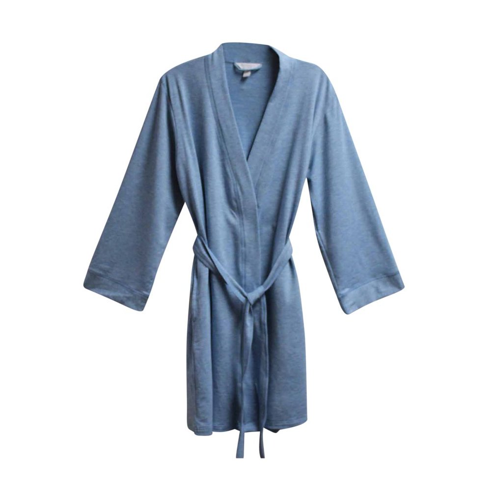 NWT Charter Club French Terry Heathered Short Robe